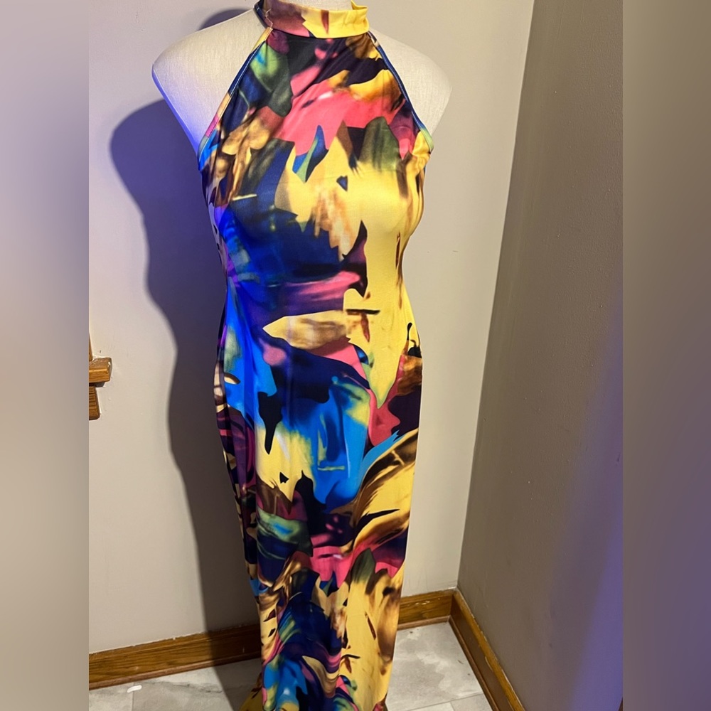 long colored dress